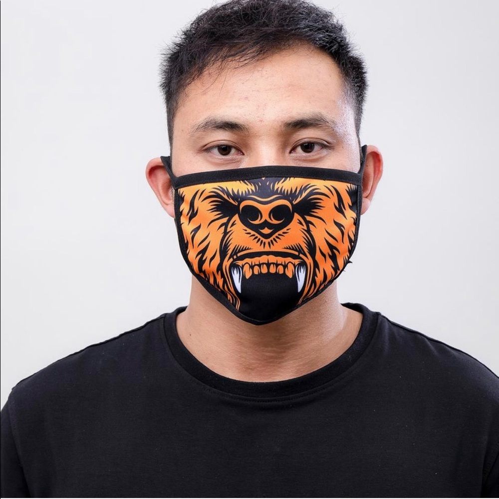 Orange Roku Fashion Face Mask